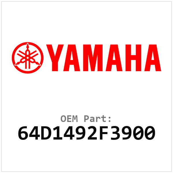 Yamaha OEM 64D1492F3900