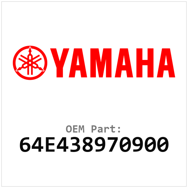 Yamaha OEM 64E438970900