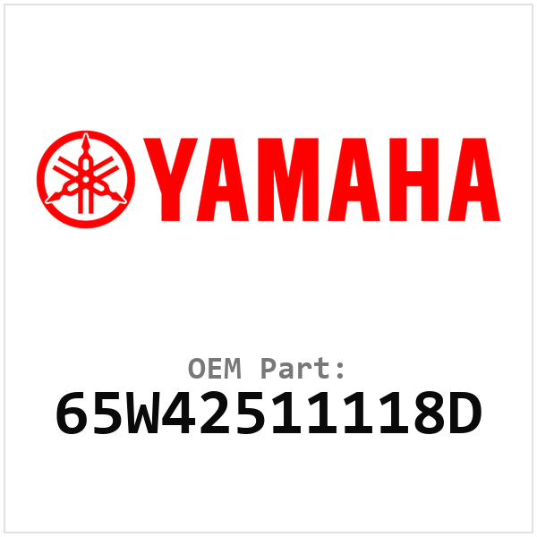 Yamaha OEM 65W42511118D