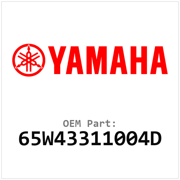 Yamaha OEM 65W43311004D