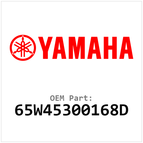 Yamaha OEM 65W45300168D