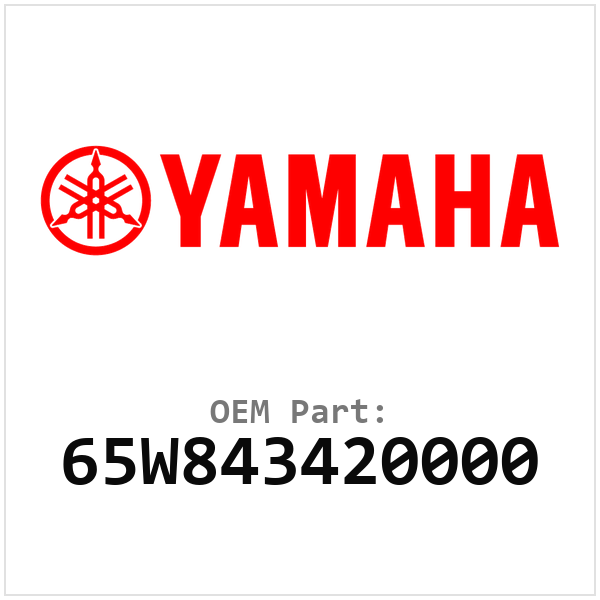 Yamaha OEM 65W843420000