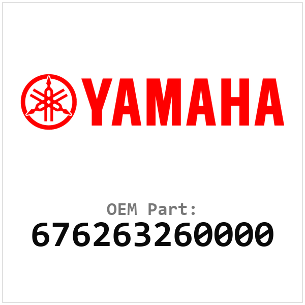 Yamaha OEM 676263260000