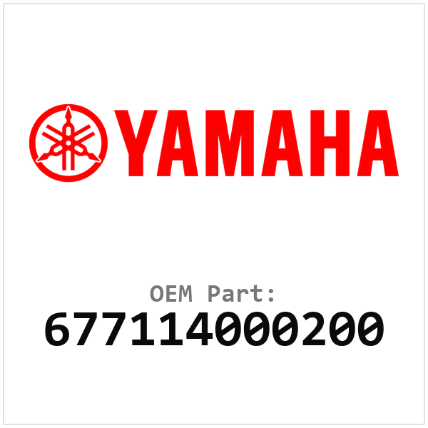 Yamaha OEM 677114000200