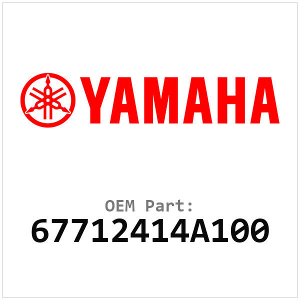Yamaha OEM 67712414A100