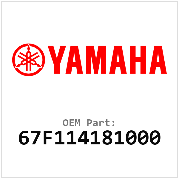 Yamaha OEM 67F114181000