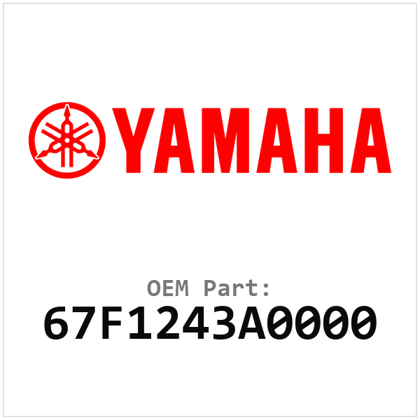 Yamaha OEM 67F1243A0000