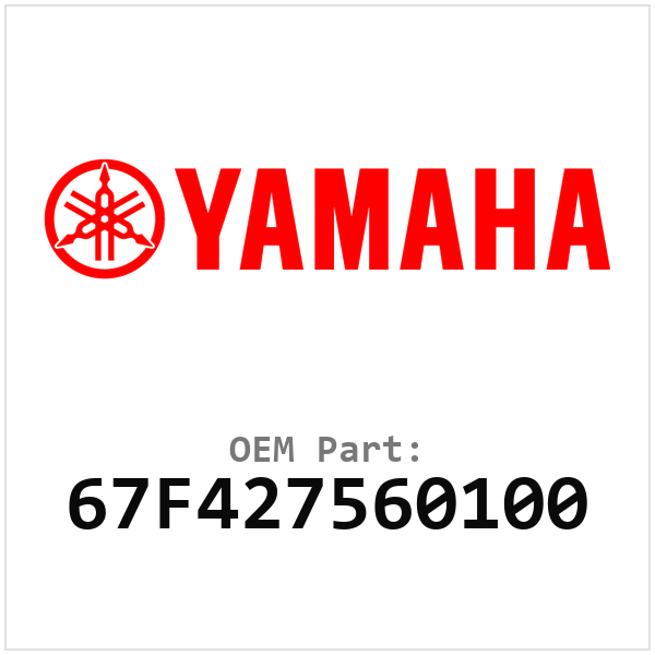 Yamaha OEM 67F427560100