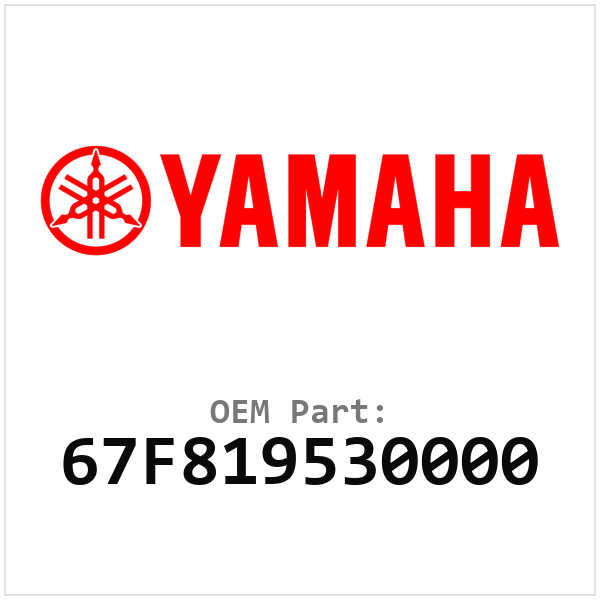Yamaha OEM 67F819530000