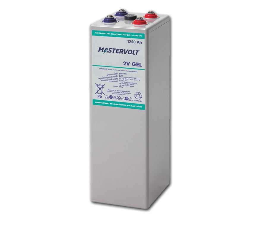 Mastervolt MVSV gel accu 2V 1250Ah (68001250)