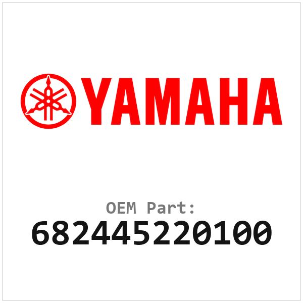 Yamaha Past op de volgende Yamaha motoren (682445220100)