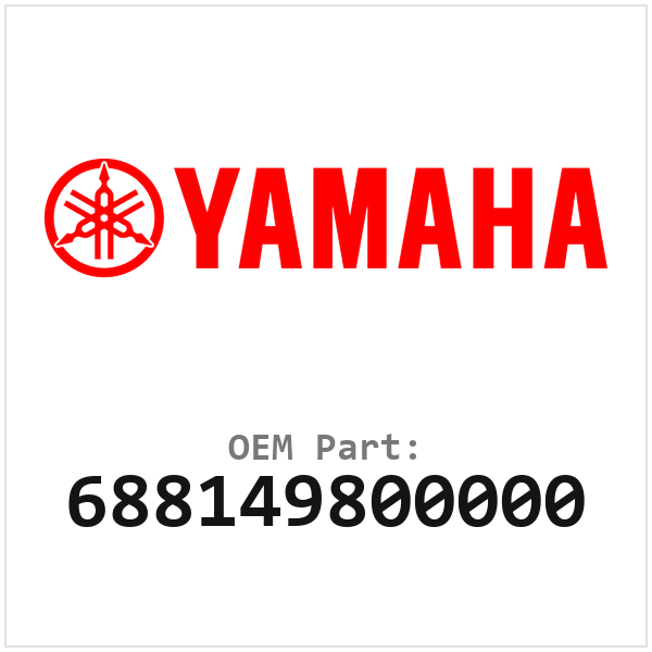 Yamaha Brandstofsysteem-onderdeel (688149800000)