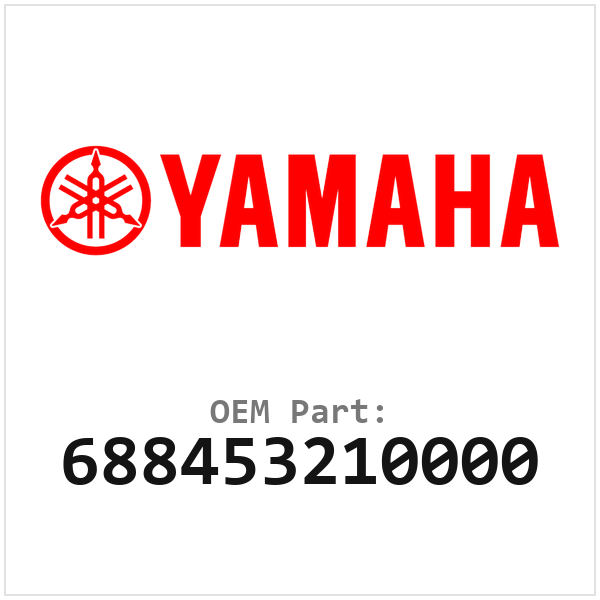 Yamaha Past op de volgende Yamaha motoren (688453210000)