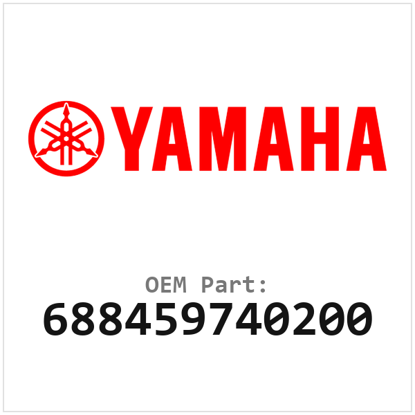 Yamaha Schroef RVS K-serie 13"x23" (688-45974-02-00) (688459740200)
