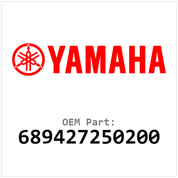 Yamaha OEM 689427250200