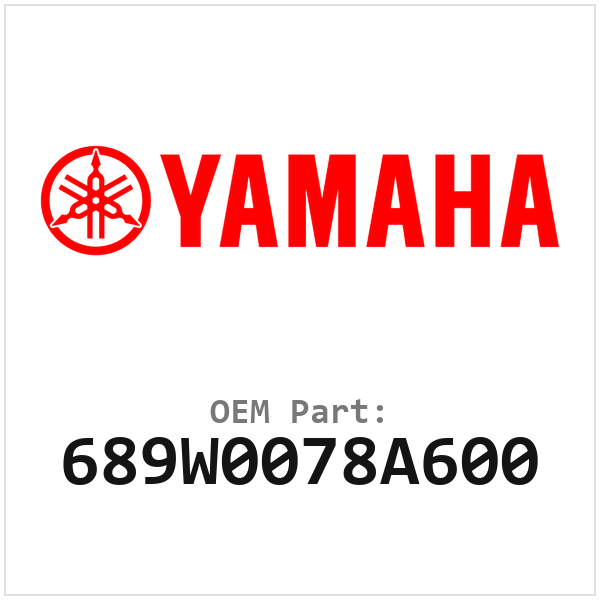 Yamaha Waterpomp Service Kit Yamaha (689W0078A600)