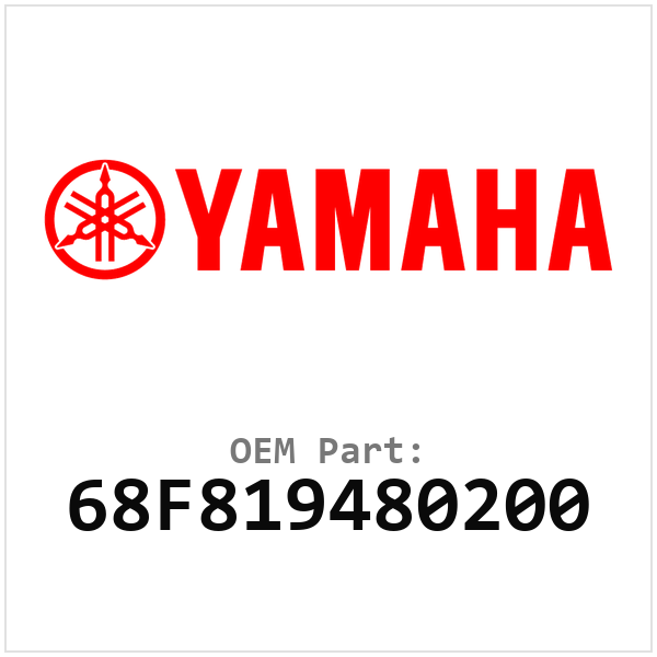 Yamaha OEM 68F819480200