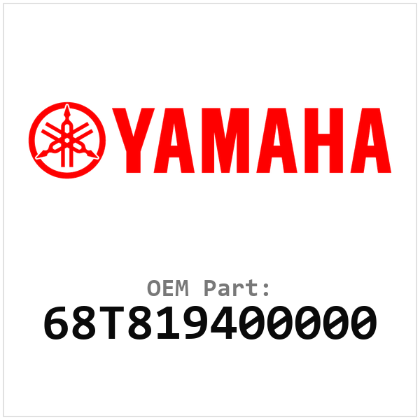 Yamaha OEM 68T819400000