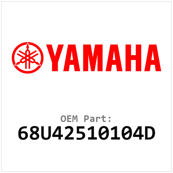 Yamaha OEM 68U42510104D