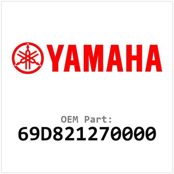 Yamaha OEM 69D821270000