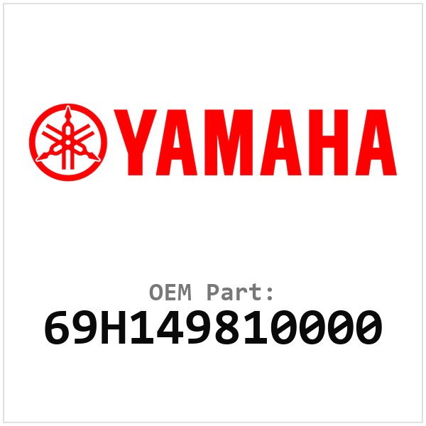 Yamaha OEM 69H149810000