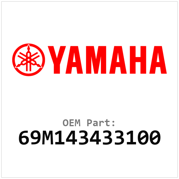Yamaha OEM 69M143433100