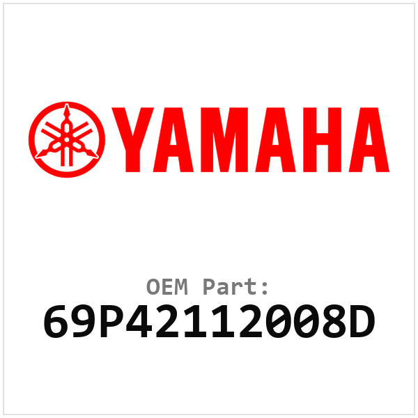 Yamaha OEM 69P42112008D