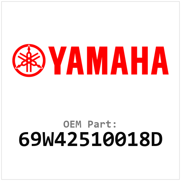 Yamaha OEM 69W42510018D