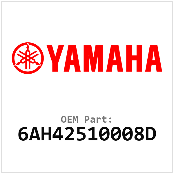 Yamaha OEM 6AH42510008D