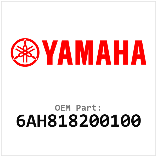 Yamaha OEM 6AH818200100