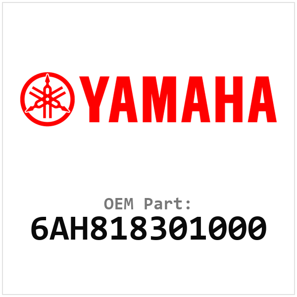 Yamaha OEM 6AH818301000