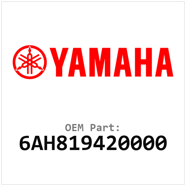 Yamaha OEM 6AH819420000