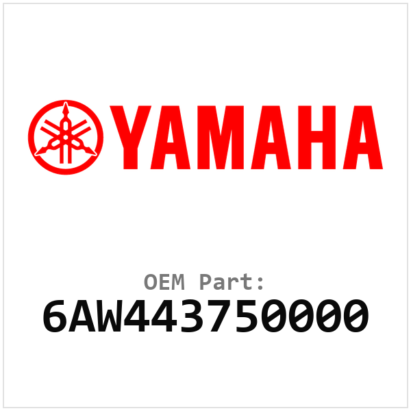 Yamaha OEM 6AW443750000