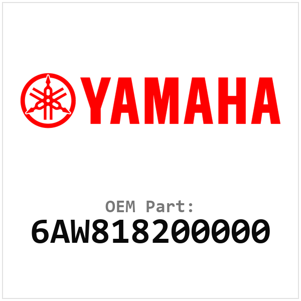 Yamaha OEM 6AW818200000