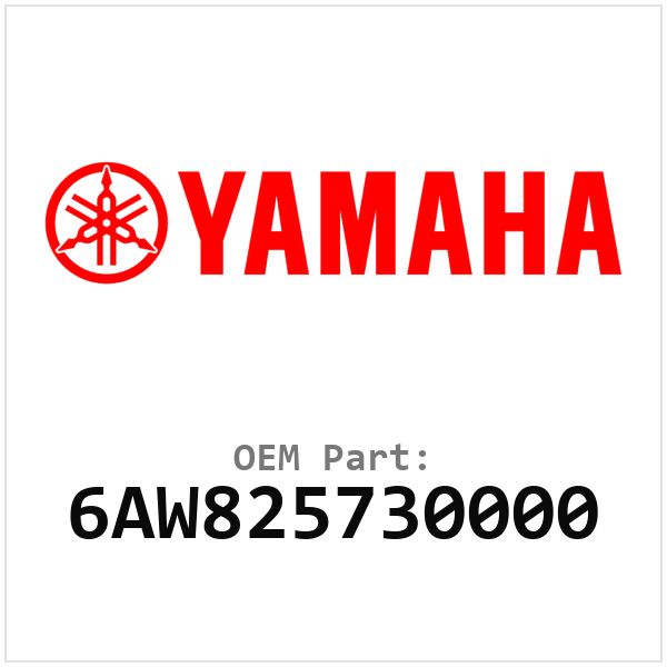 Yamaha OEM 6AW825730000