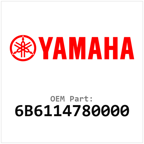 Yamaha OEM 6B6114780000