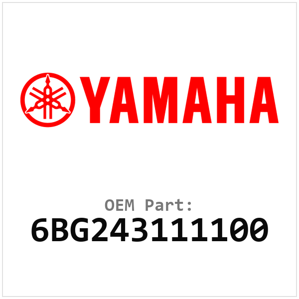 Yamaha OEM 6BG243111100