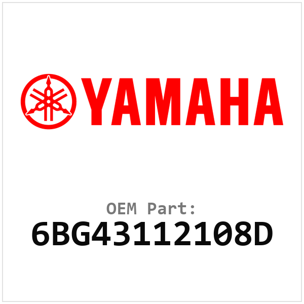 Yamaha OEM 6BG43112108D