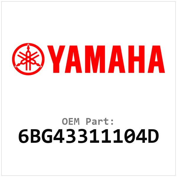 Yamaha OEM 6BG43311104D