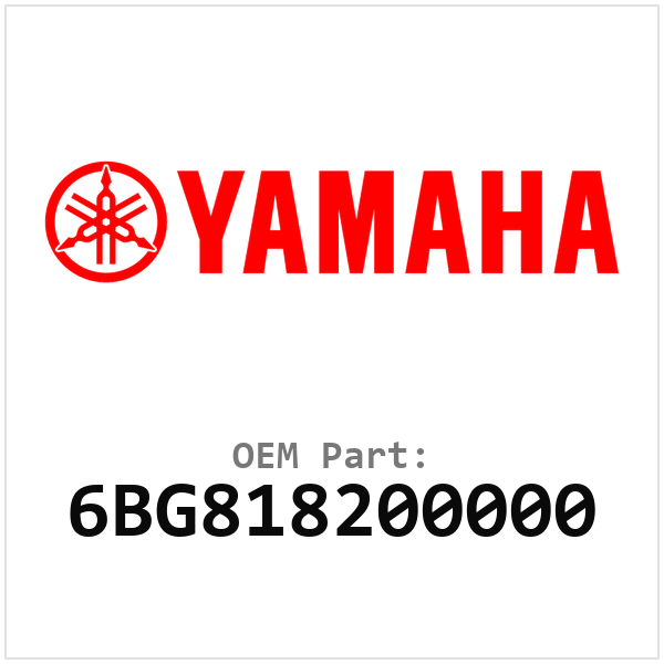 Yamaha OEM 6BG818200000