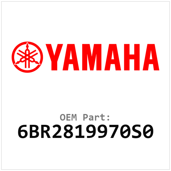 Yamaha OEM 6BR2819970S0