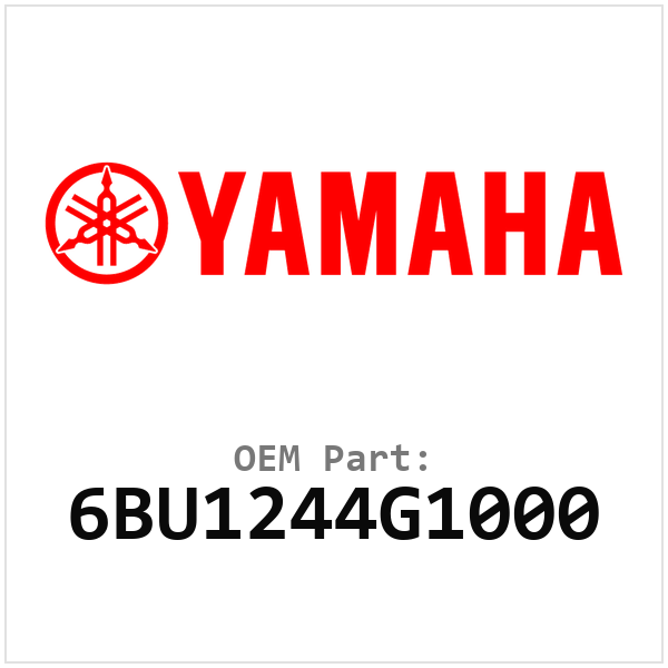 Yamaha OEM 6BU1244G1000