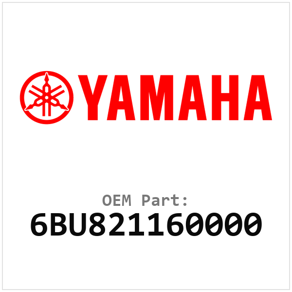 Yamaha OEM 6BU821160000