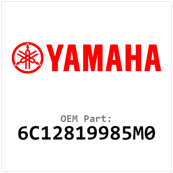 Yamaha OEM 6C12819985M0