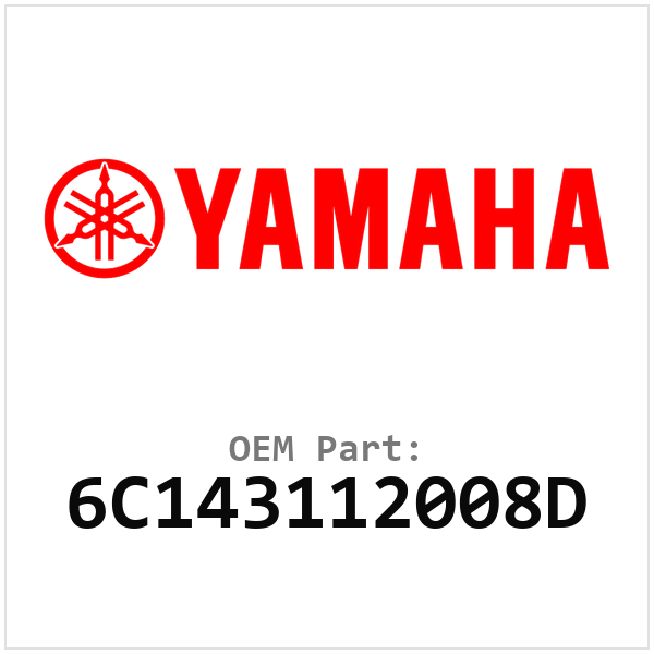 Yamaha OEM 6C143112008D