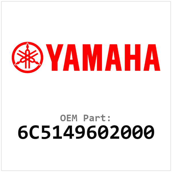 Yamaha OEM 6C5149602000