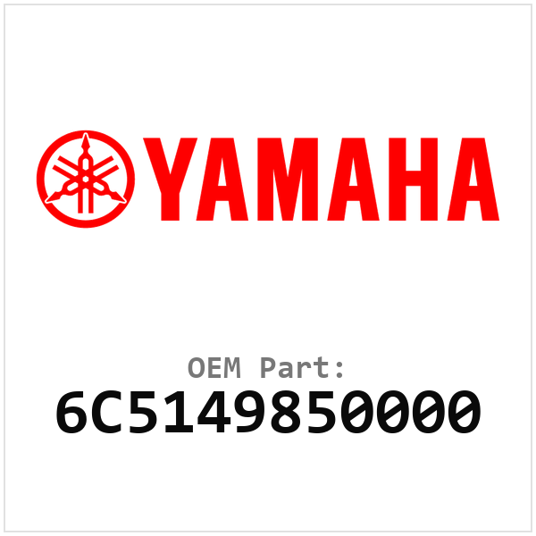Yamaha OEM 6C5149850000