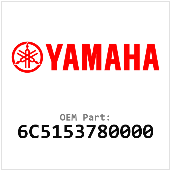 Yamaha OEM 6C5153780000