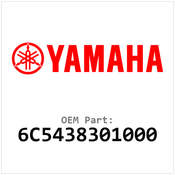 Yamaha OEM 6C5438301000