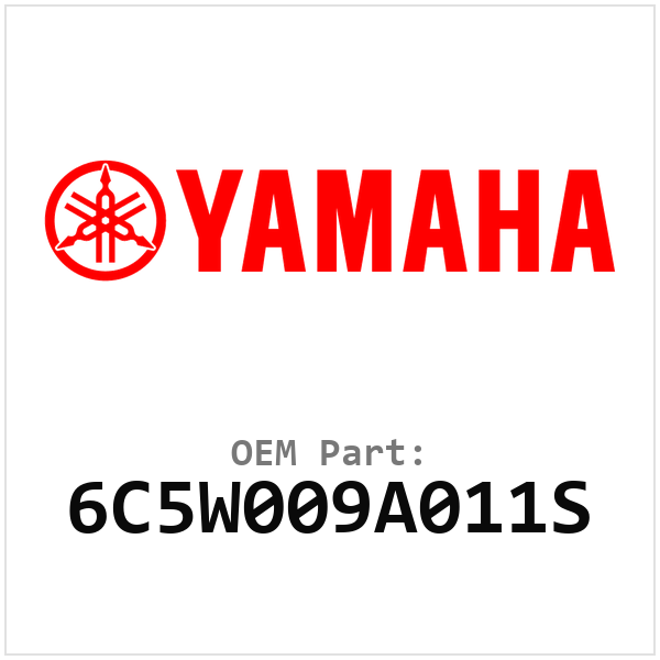Yamaha OEM 6C5W009A011S
